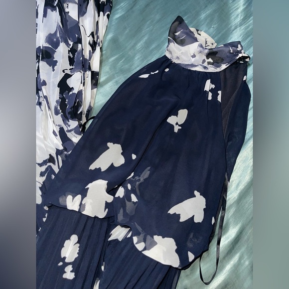 Betsy & Adam Women's Chiffon Floral Maxi Dress - Picture 4 of 9